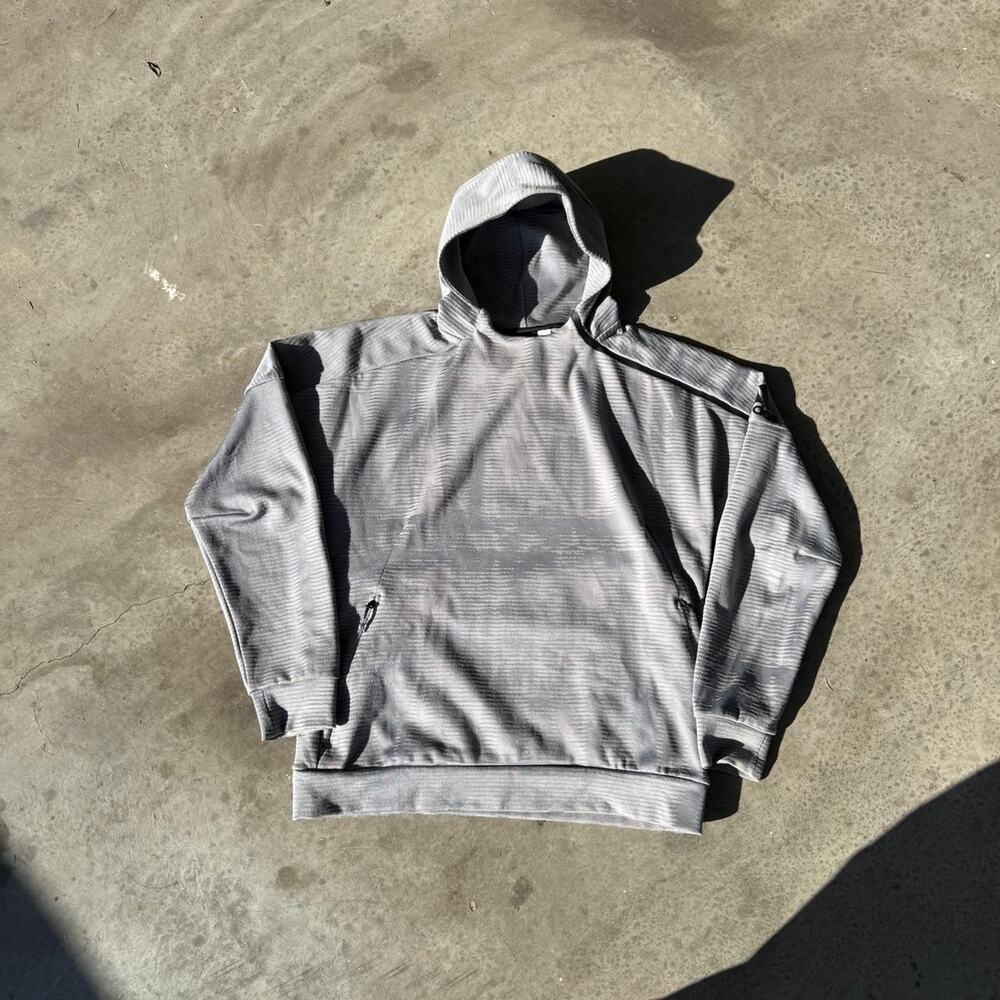 Adidas Gray Sample Hoodie Athletic